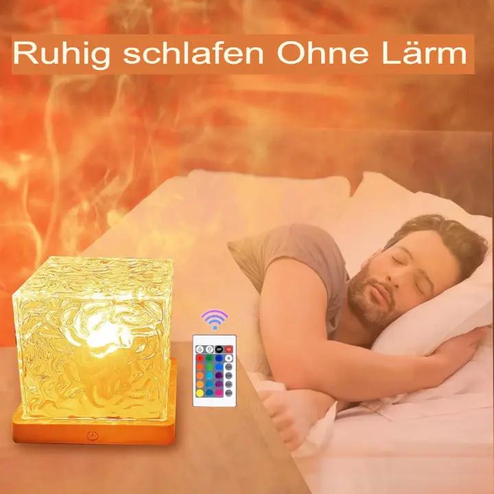 Kristall-Aurora LED-Tischlampe mit Farbwechsel & Fernbedienung – Beruhigendes Lichtspiel Mivoza Deutschland