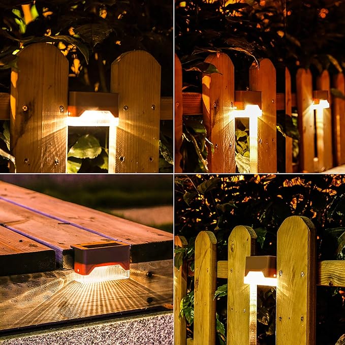 4er-Set Solar-Stufenlichter – Wetterfeste Beleuchtung für sichere Außenbereiche Mivoza Deutschland