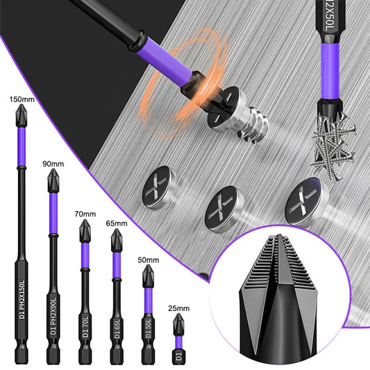 6PCS PH2 Cross Screwdriver Set Mivoza Deutschland