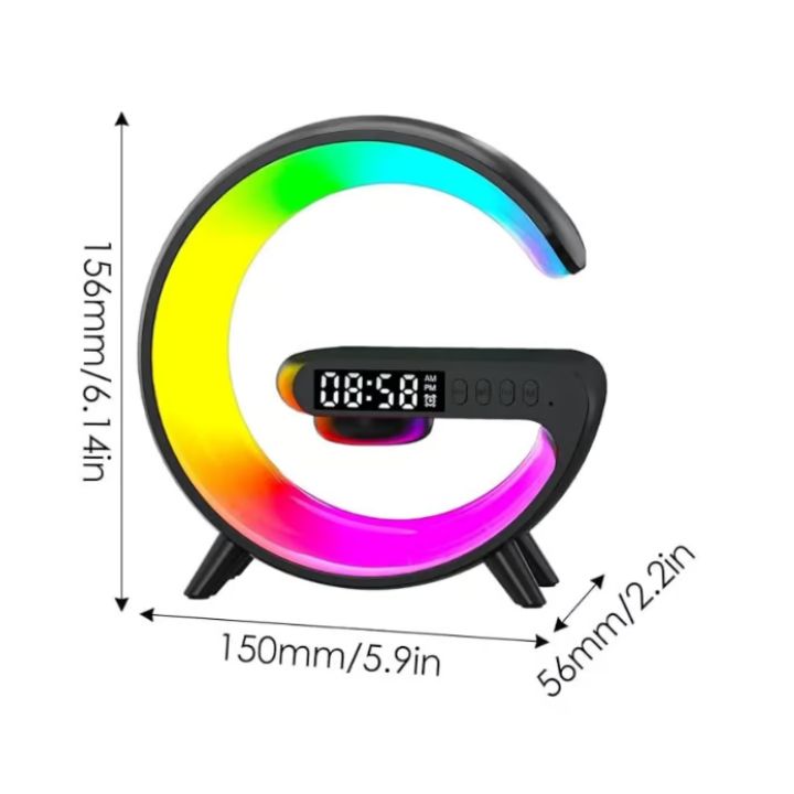 Multifunktionaler Bluetooth-Lautsprecher – Licht, Sound, & Laden