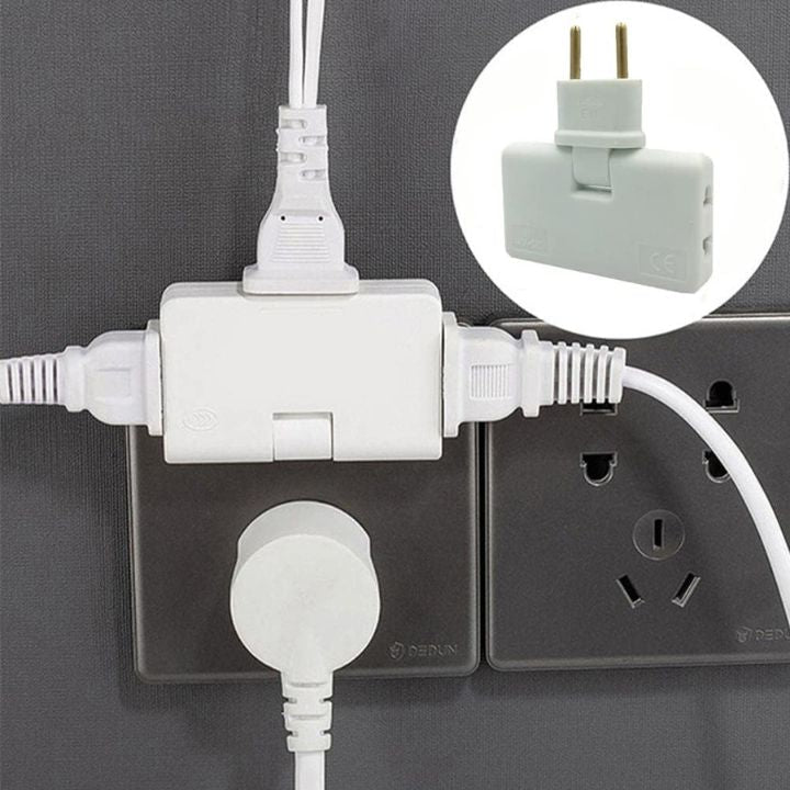 1+1 Gratis | 180° Drehbares Kompakt 3-Wege-Steckdosenadapter Mivoza Deutschland