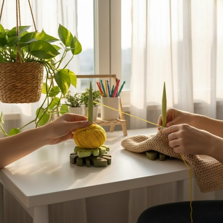 Garnhalter mit Drehfunktion