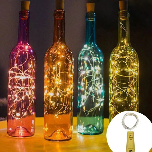 5 Stück LED-Flaschenlichter – Magische DIY-Korkbeleuchtung Mivoza Deutschland