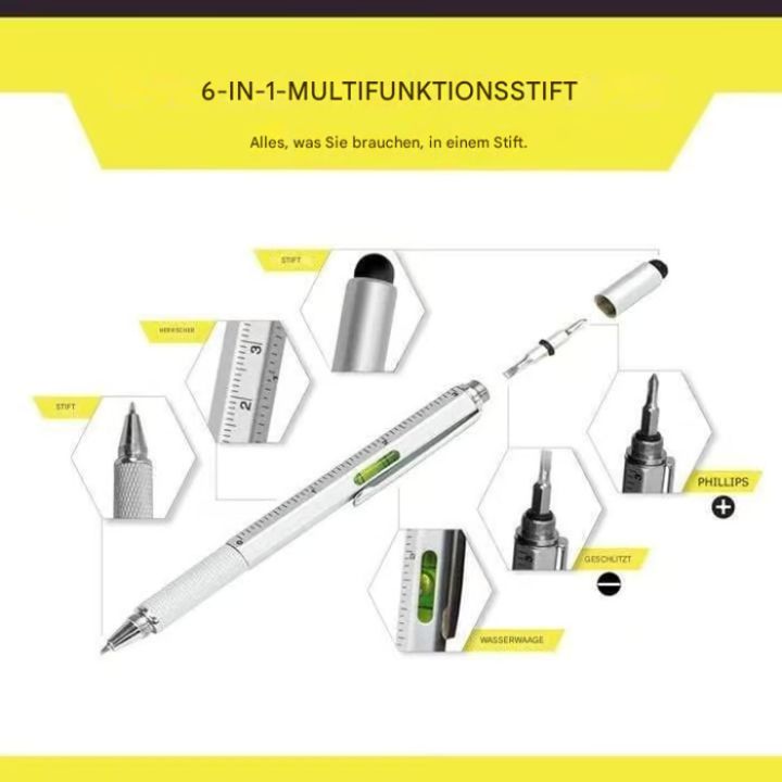 6-in-1 Multifunktionaler Eingabestift