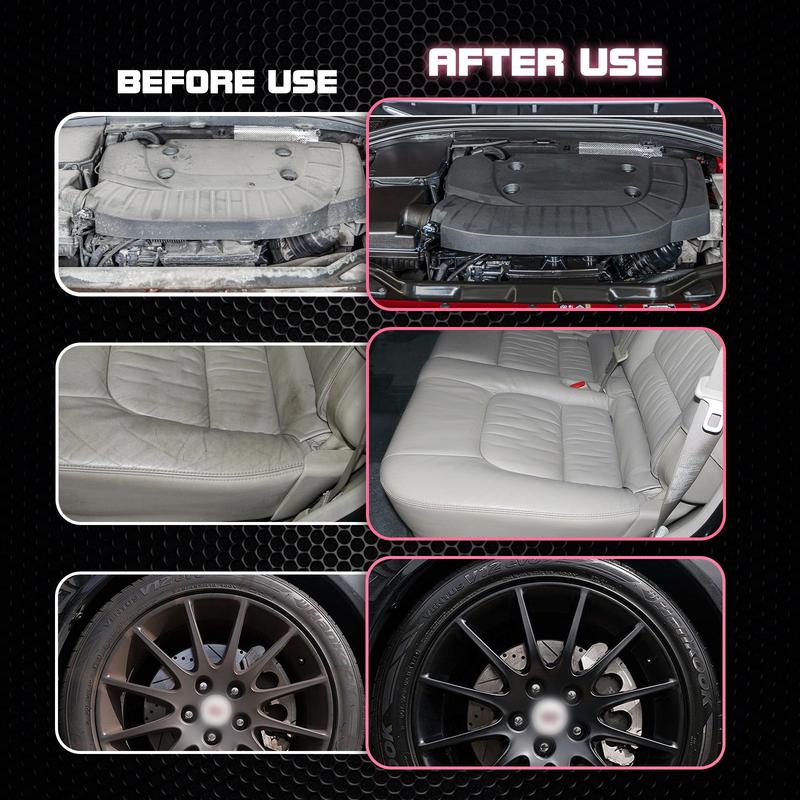 Auto-Innenraum-Politurspray – Trockenes Finish für Kunststoff & Leder