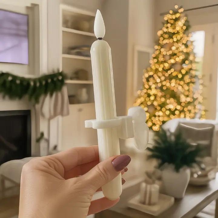 6er-Set LED-Fensterkerzen mit Dämmerungssensor – Realistische, warmweiß flackernde Flamme für gemütliche Abende Mivoza Deutschland