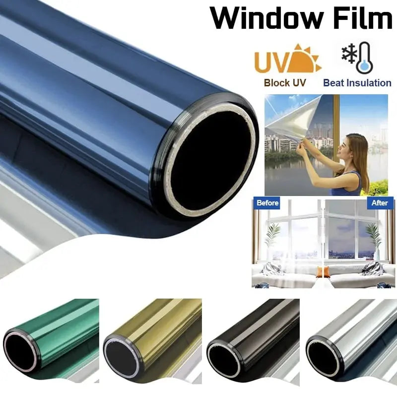 Privatsphäre Sonnenschutz Fensterfolie – Anti-UV Hitzereflektierende Folie Mivoza Deutschland