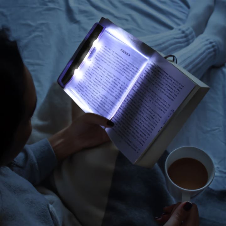 LED Leselampe Flachpanel – Nachtlicht mit 2 Helligkeitsstufen & Augenschutz Mivoza Deutschland