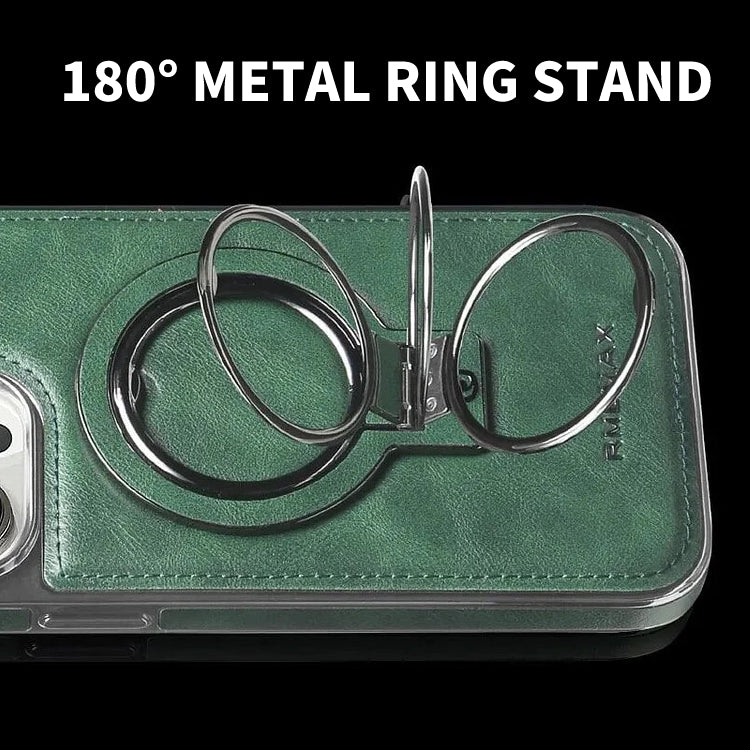 Leder iPhone-Hülle mit magnetischem Ständer – Premium-Schutz