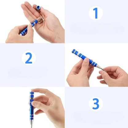 1+1 GRATIS | 8-in-1 Mini-Schraubenzieher-Stift