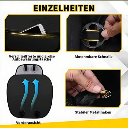 Atmungsaktive, rutschfeste autositzbezüge aus eisseide Zorenza