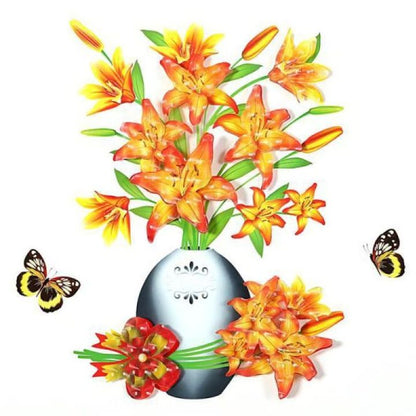 1+1 Gratis | 3D-Vasen-Wandsticker – Abnehmbare Blumendeko Mivoza Deutschland