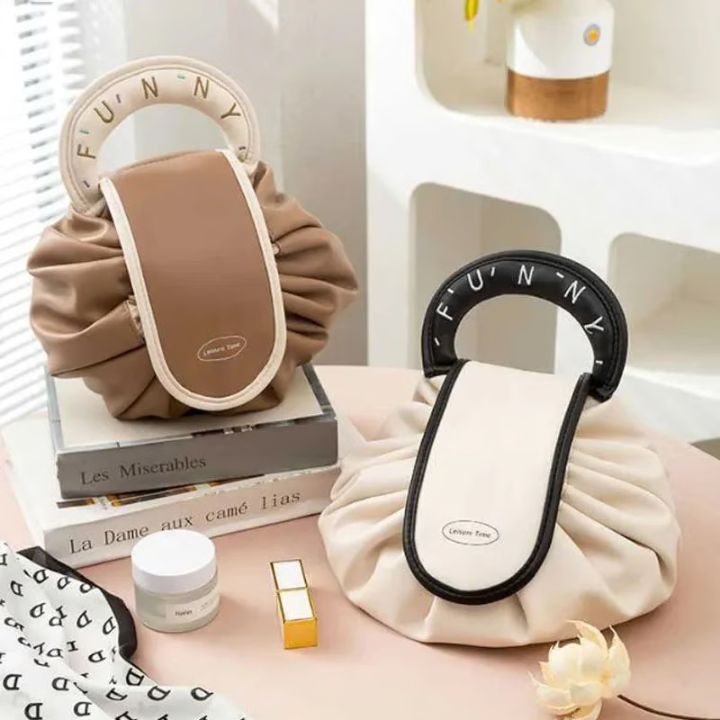 Kompakte Make-up-Tasche mit Kordelzug – Elegante Aufbewahrung für Reisen und Alltag Mivoza Deutschland