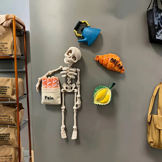 Skelett Kühlschrank-Deko-Magnet – Funny & spooky Highlight für Ihre Küche Mivoza Deutschland