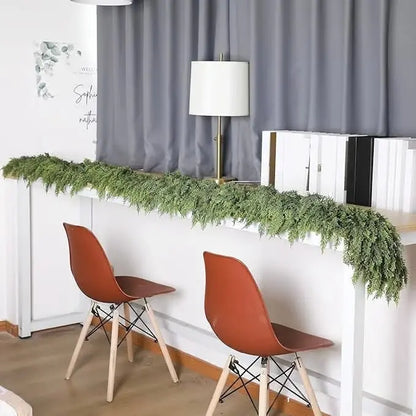 ⛄2025 Christmas Artificial Cypress Leaf Vine Wreath🎄 Mivoza Deutschland