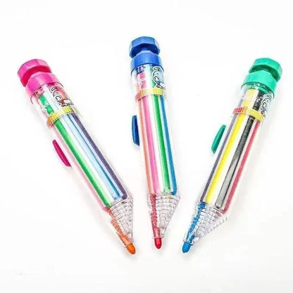 8-in-1 Buntstift für Kinder – Kompakt, sicher, vielseitig Mivoza Deutschland