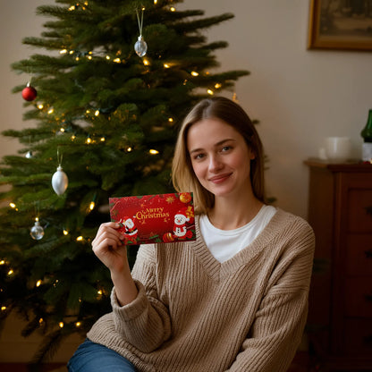 Weihnachts-Geldkuverts – Stilvoll schenken mit festlicher Eleganz (2er-Set)