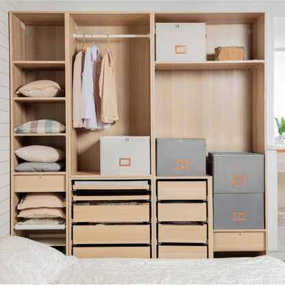 Elegante Aufbewahrungsbox mit Fächern für Schals, Tücher und Accessoires