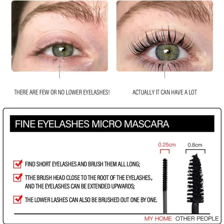 Wimpernverlängernde Mascara — makellose Länge und Volumen ohne Klümpchen