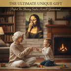 Badezimmer-Leinwandbild – Humorvoller Renaissance-Damen-Druck