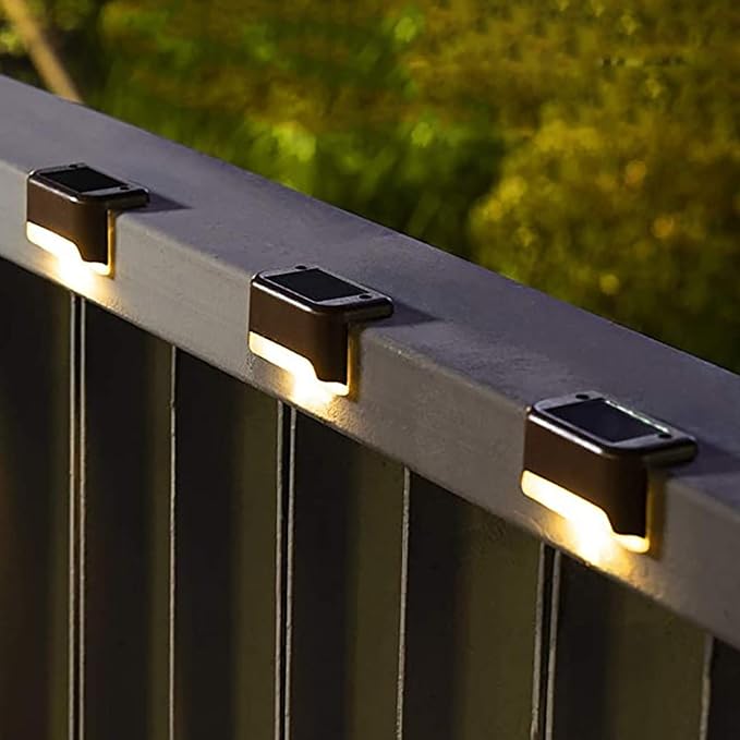 4er-Set Solar-Stufenlichter – Wetterfeste Beleuchtung für sichere Außenbereiche Mivoza Deutschland