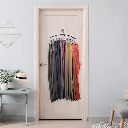 2er-Set Leggings-Organizer Kleiderbügel – mit 20 Clips für platzsparende Aufbewahrung! Mivoza Deutschland
