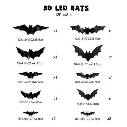 LED-Fledermaus-Dekoration — schaurig-schöne Halloween-Atmosphäre Mivoza Deutschland