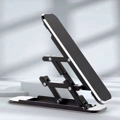 1+1 Gratis | Faltbarer Mini-Handyhalter aus Aluminium – kompakt & tragbar Mivoza Deutschland