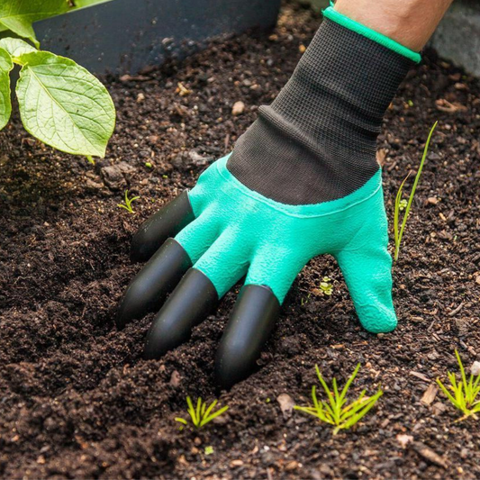 1 Paar Gartenhandschuhe mit Krallen – Pflanzen ohne Werkzeug