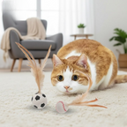 FeatherBounce Katzenspielzeug - 3er-Set