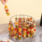 Heißluftfritteusen-Grillaufsatz mit Spießen