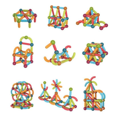 Lernspiel Magnetische Bauklötze für Kreatives Bauen und Spielen