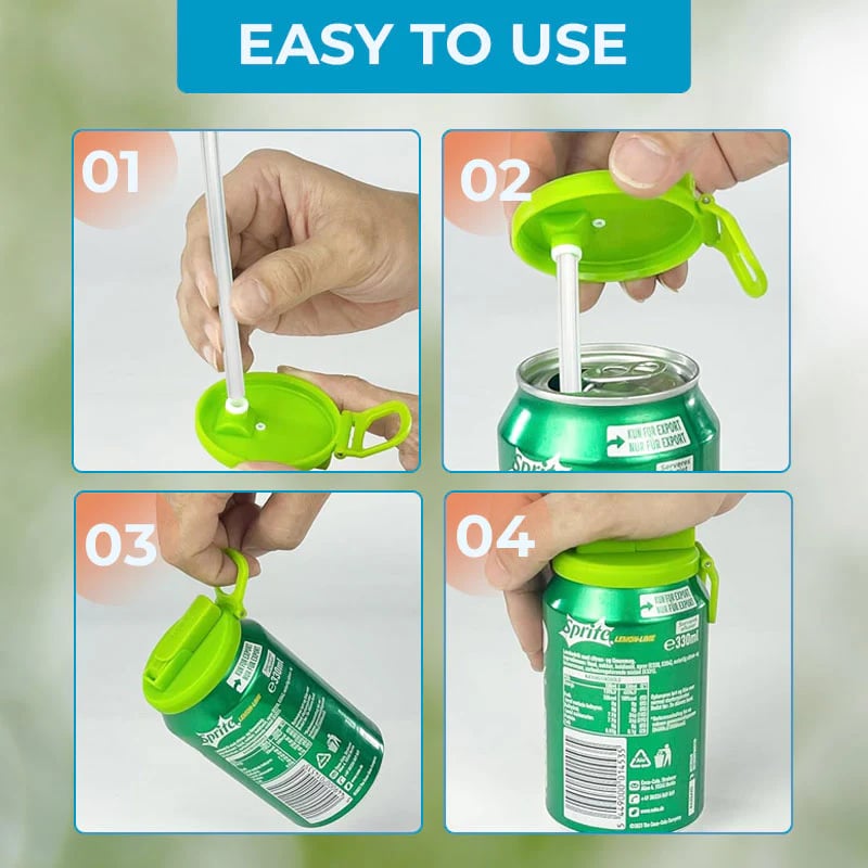 1+1 GRATIS | Soda-Dosen-Deckel – Auslaufsicher & Wiederverwendbar Mivoza Deutschland