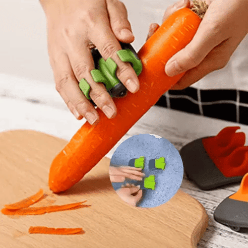 1+1 GRATIS | Sicherer & Müheloser Finger-Schäler – Schützt Hände & Schneidet Schnell Mivoza Deutschland