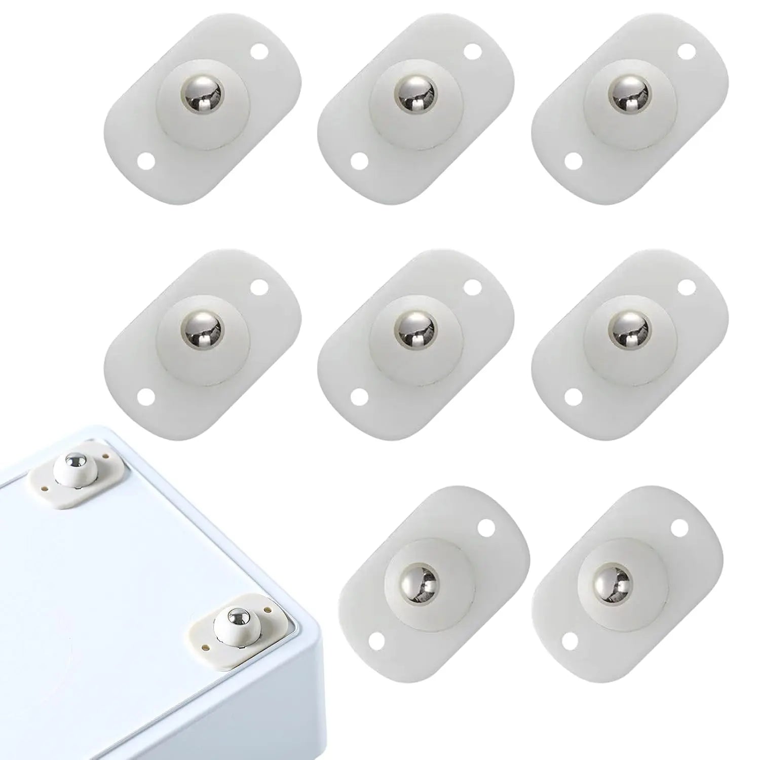 8er-Set Selbstklebende 360° Minirollen für Aufbewahrung & Möbel Mivoza Deutschland