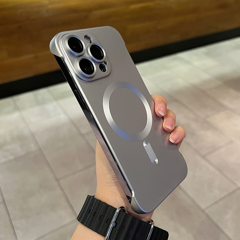 Rahmenlose Magnetische iPhone-Hülle – Ultradünner Schutz