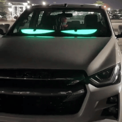 😈 Halloween Spooktacular Deal Alert! 🎃 Devil Eyes LED Sign: App - Controlled, Animated for Car/Truck Windshields Mivoza Deutschland