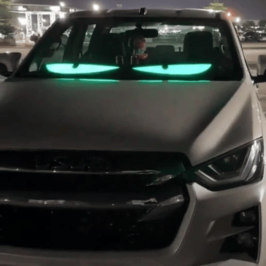 😈 Halloween Spooktacular Deal Alert! 🎃 Devil Eyes LED Sign: App - Controlled, Animated for Car/Truck Windshields Mivoza Deutschland