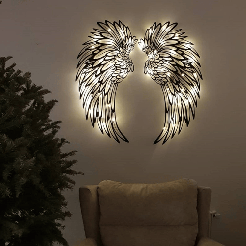 50% Rabatt | EtherealWings™ LED Engelsflügel Wandkunst