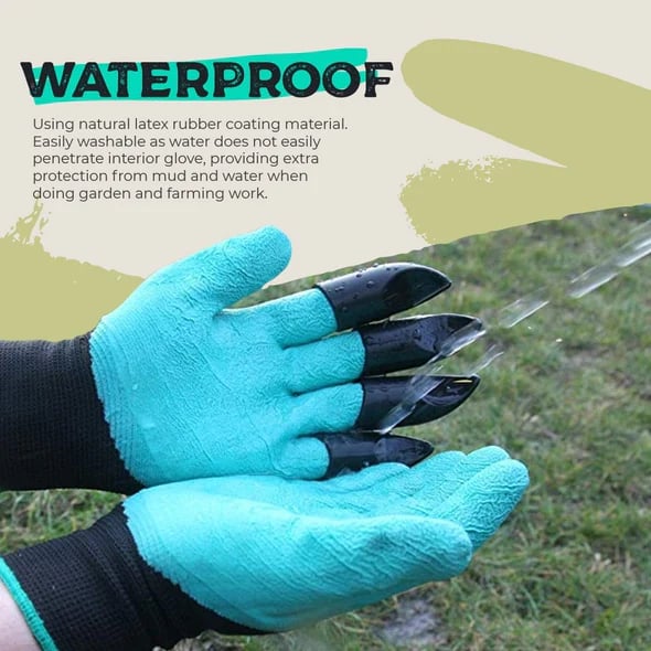 1 Paar Gartenhandschuhe mit Krallen – Pflanzen ohne Werkzeug Mivoza Deutschland