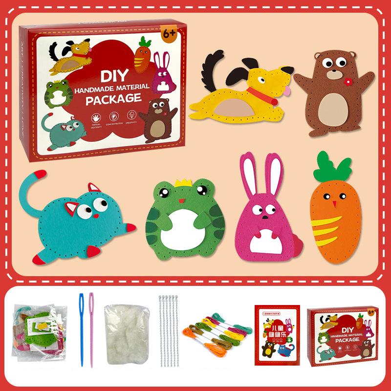 DIY-Nähset für Kinder – Kreatives Basteln mit süßen Tiermotiven Mivoza Deutschland