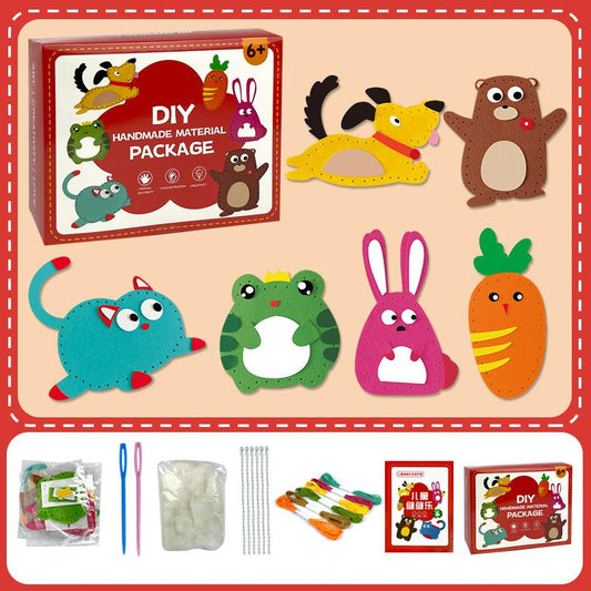 DIY-Nähset für Kinder – Kreatives Basteln mit süßen Tiermotiven Mivoza Deutschland