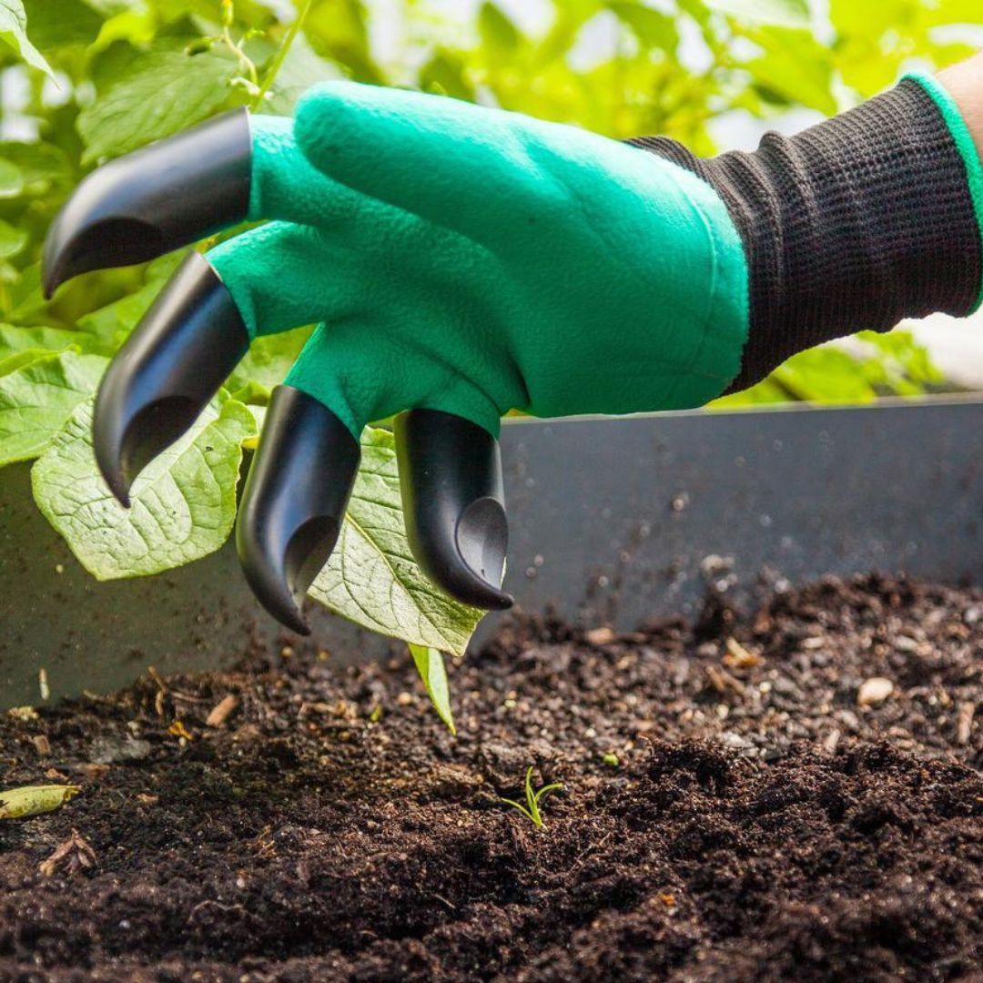 1 Paar Gartenhandschuhe mit Krallen – Pflanzen ohne Werkzeug Mivoza Deutschland