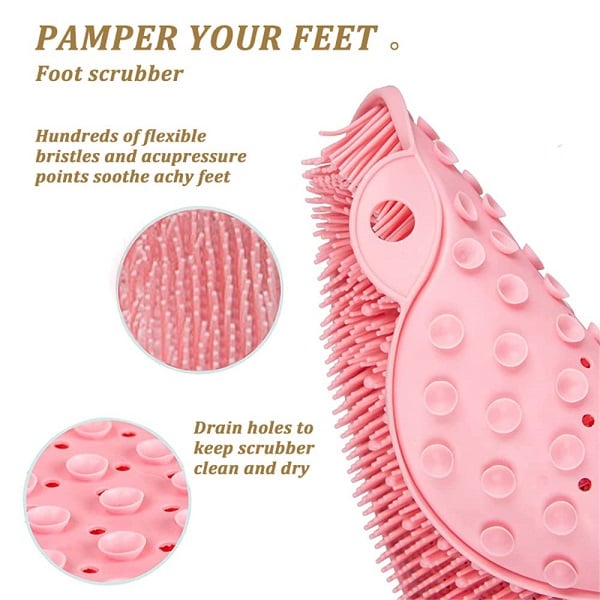 Shower Foot & Back Scrubber Massage Pad Zorenza
