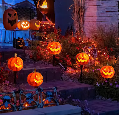 SPOOKTACULAR Solar Pumpkin Light Mivoza Deutschland