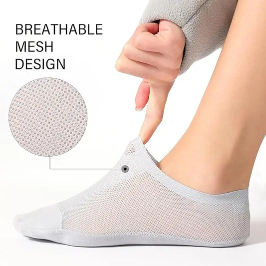 🔥Ultra Thin Liner Socks Non Slip ComBed Cotton No Show Socks Mivoza Deutschland
