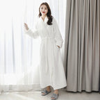 Langer Flausch-Bademantel