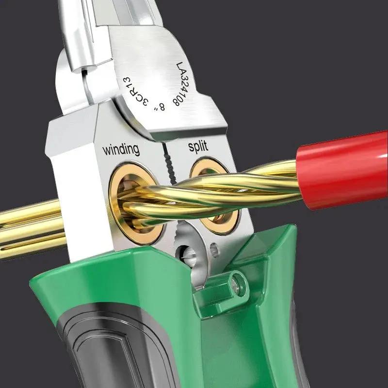 Abisolierzange mit Spannungsprüfer — 8 Funktionen in 1 Werkzeug vereint Mivoza Deutschland