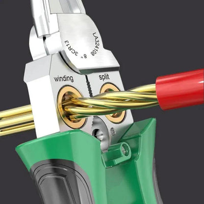Abisolierzange mit Spannungsprüfer — 8 Funktionen in 1 Werkzeug vereint Mivoza Deutschland