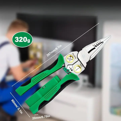 Abisolierzange mit Spannungsprüfer — 8 Funktionen in 1 Werkzeug vereint Mivoza Deutschland